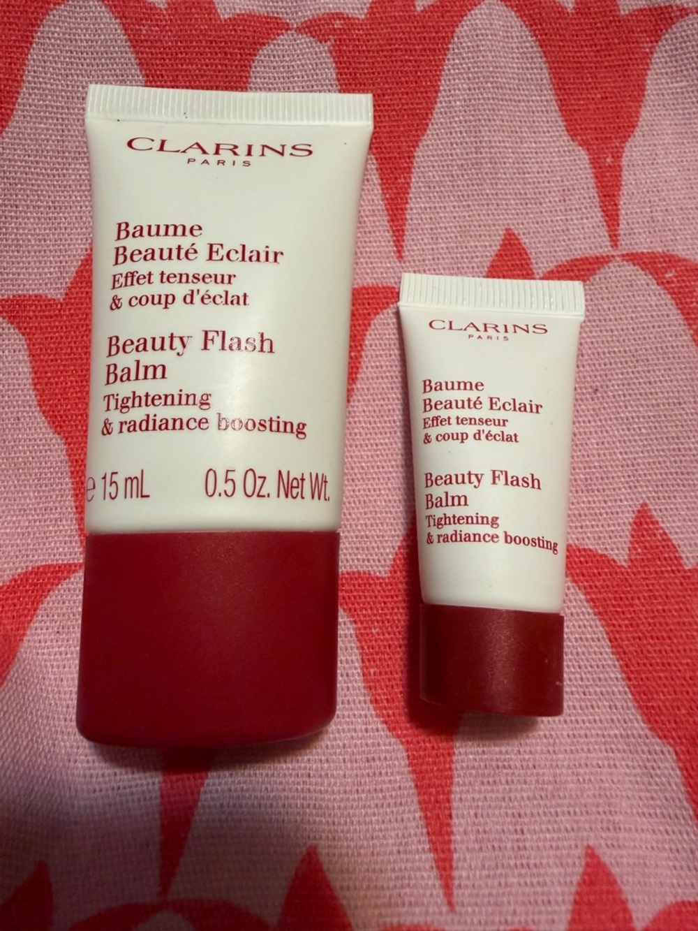 Clarins Beauty Flash Balm - White & Red Mini Duo